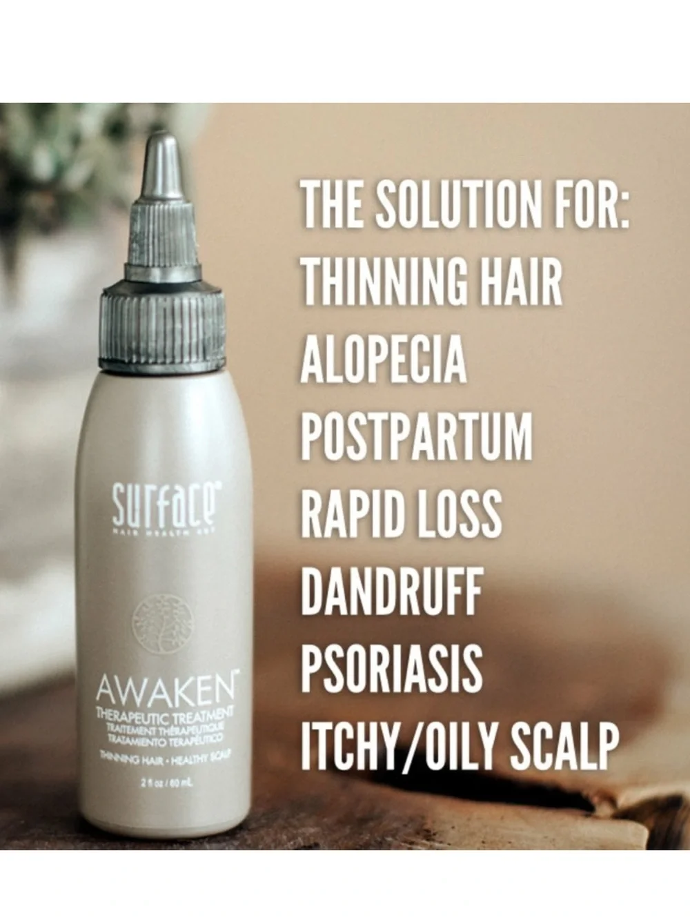 New Surface Awaken Therapeutic Treatment 6 oz